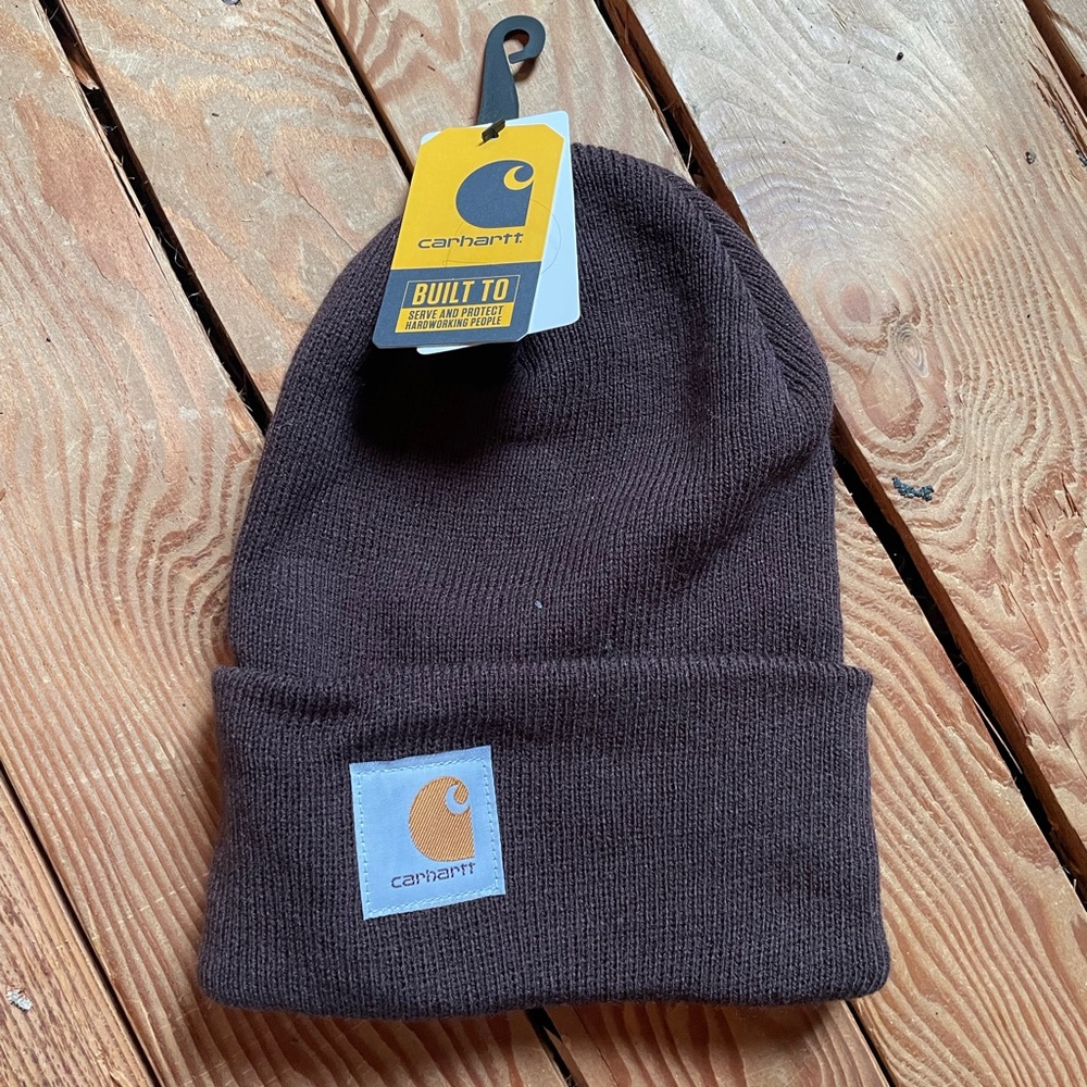 Carhartt Dark Brown Knit Hat